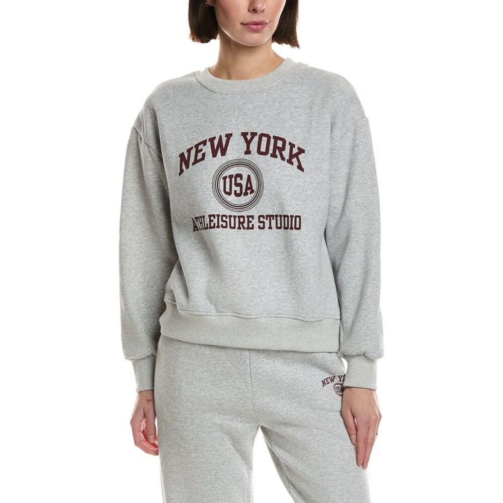 Serenette Womens  New York Sweatshirt, Grey
